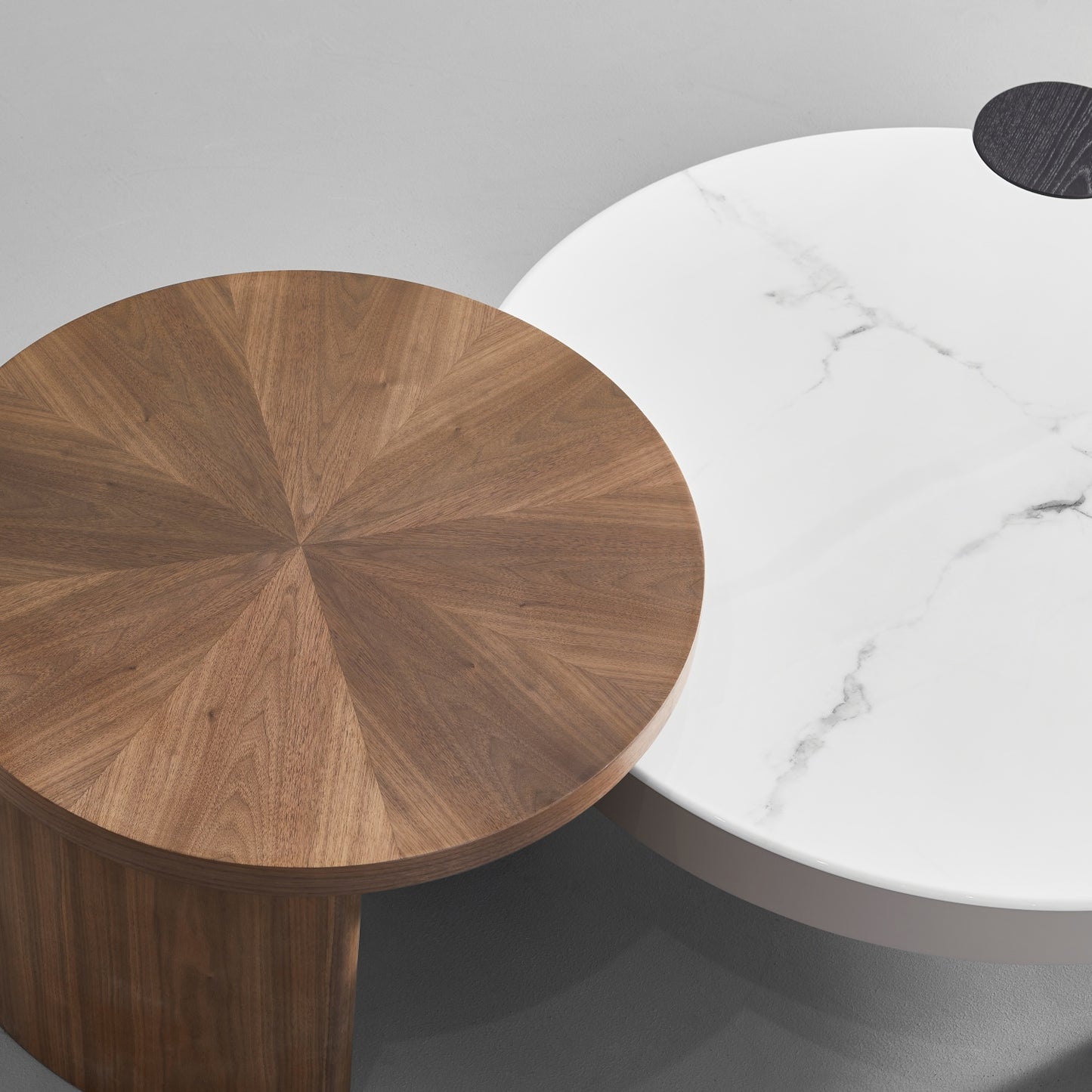 AAF FURNITURE Space-Saving Nesting Table Set for Modern Living Room