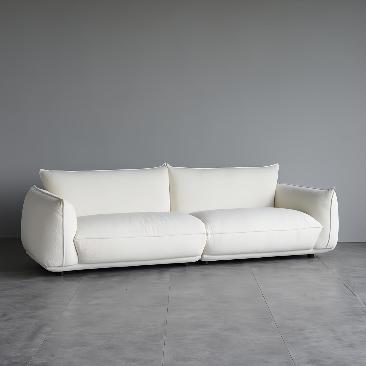 AAF FURNITURE Light Luxury Fabric Cloud Shaped Sofa set for Livingroom