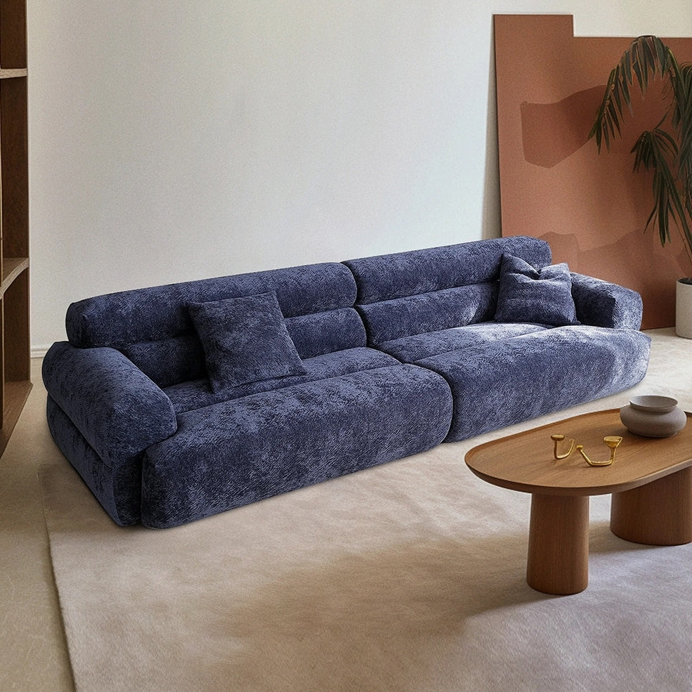 AAF Furniture Fleece Fabric Overstuffed Multifunction Cloud shaped Sofa Chair set for Livingroom Office