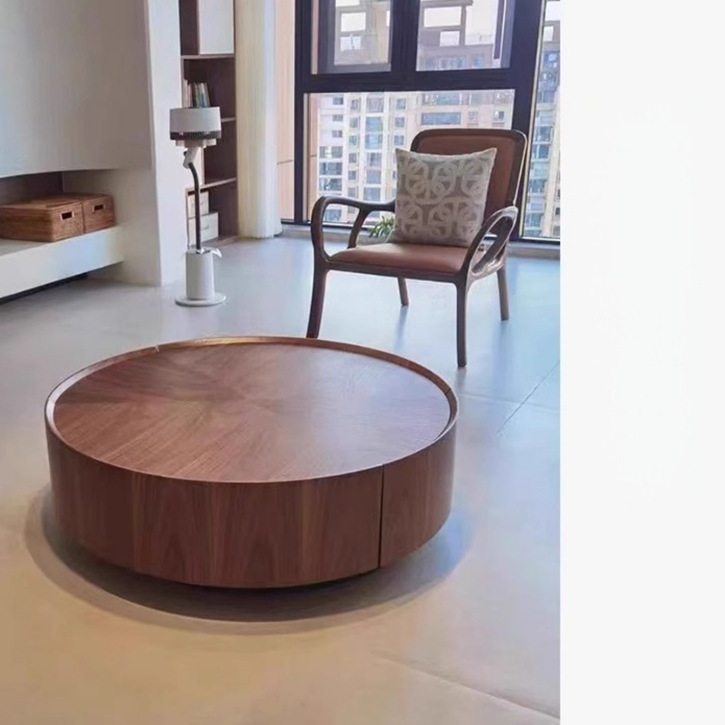 AAF FURNITURE Space-Saving Nesting Table Set for Modern Living Room