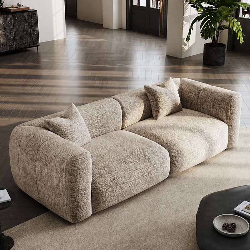 AAF FURNITURE Light Luxury Fabric Cloud Shaped Sofa set for Livingroom
