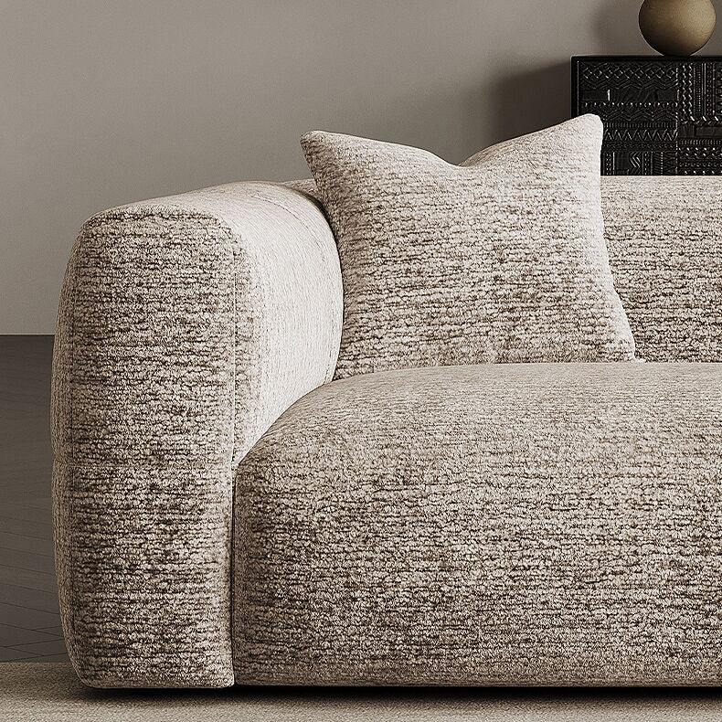 AAF FURNITURE Light Luxury Fabric Cloud Shaped Sofa set for Livingroom