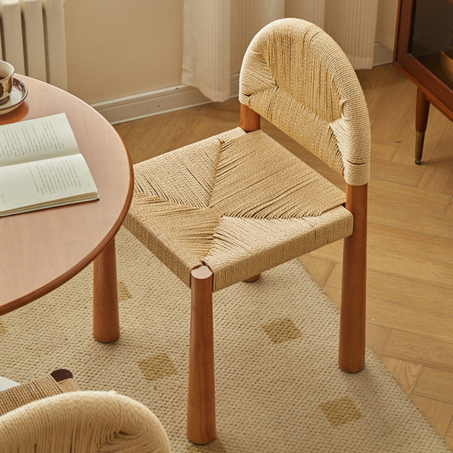 AAF Furniture Luxury Woven Dining Chair Armchair for Living Room Dining Room