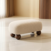 AAF Boucle Modern Rectangular Bench Stool for Living Room