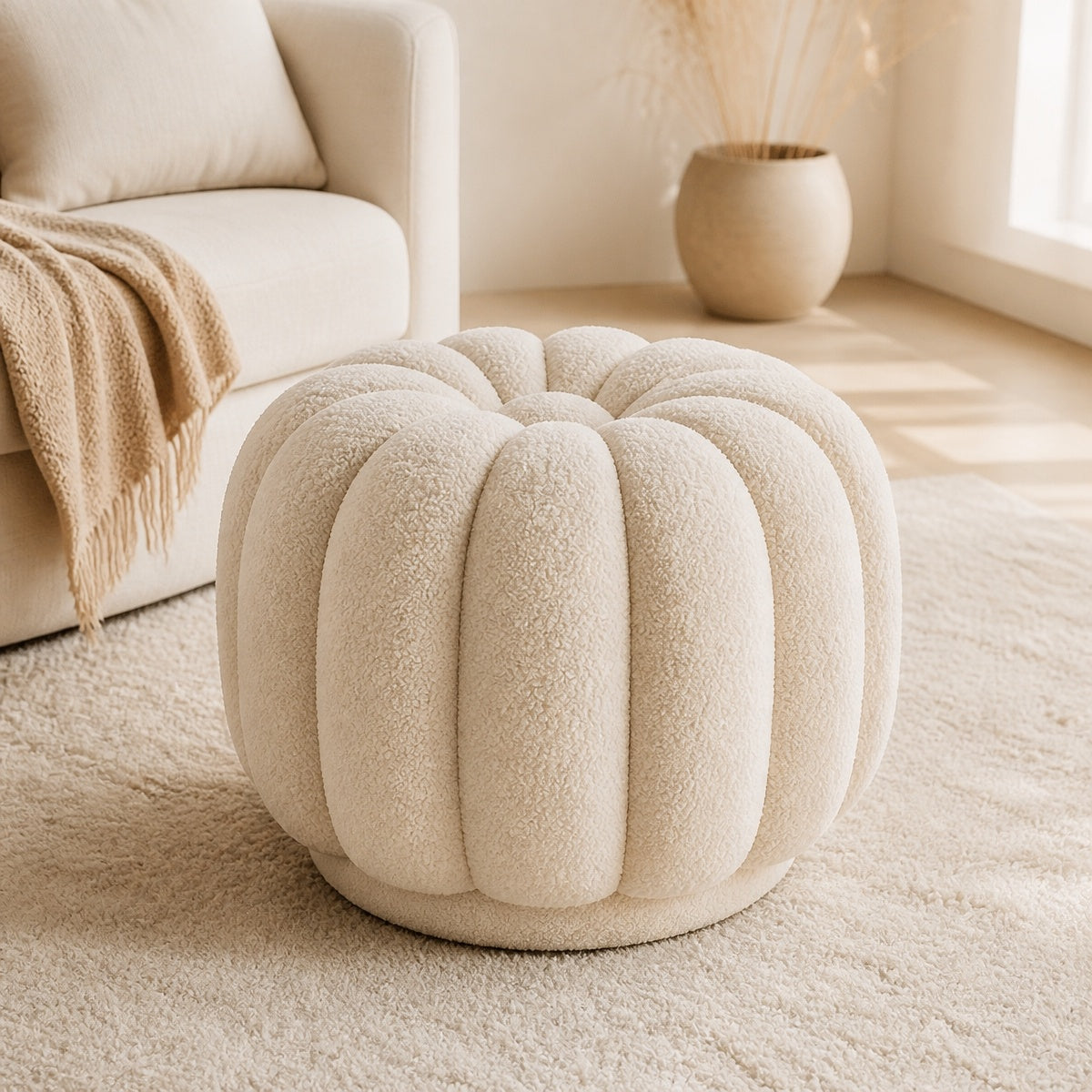 AAF Modern Pumpkin Stool for Living Room