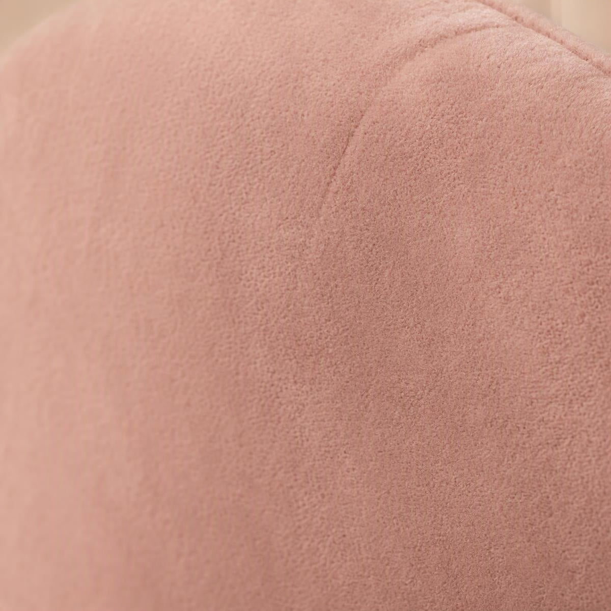 AAF Rose Pink Half-Moon Headboard Kids Bed Frame