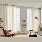 2 Panels Sheer Color Chiffon Tulle Light Window Textile Curtains Drapes for Bedroom Livingroom