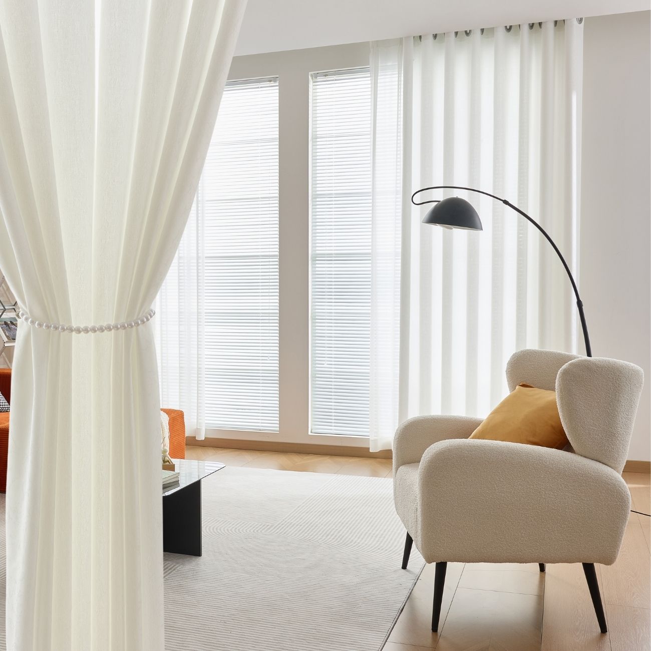 2 Panels Sheer Color Chiffon Tulle Light Window Textile Curtains Drapes for Bedroom Livingroom