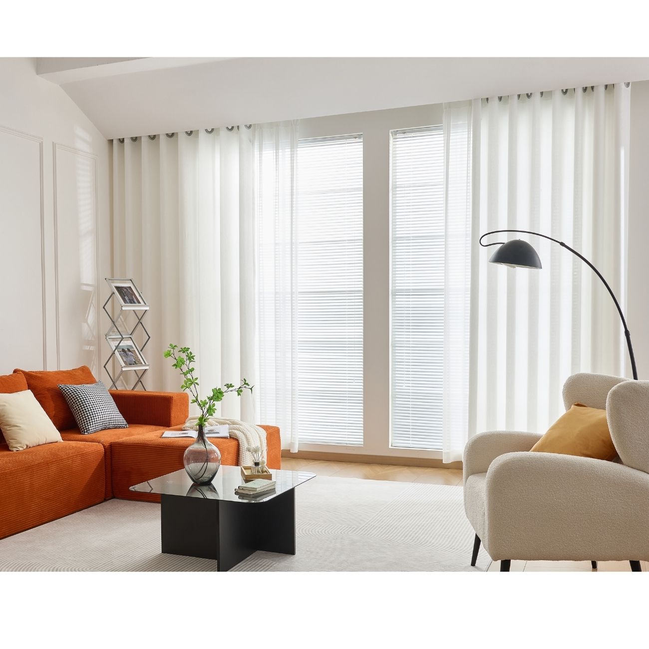 2 Panels Sheer Color Chiffon Tulle Light Window Textile Curtains Drapes for Bedroom Livingroom