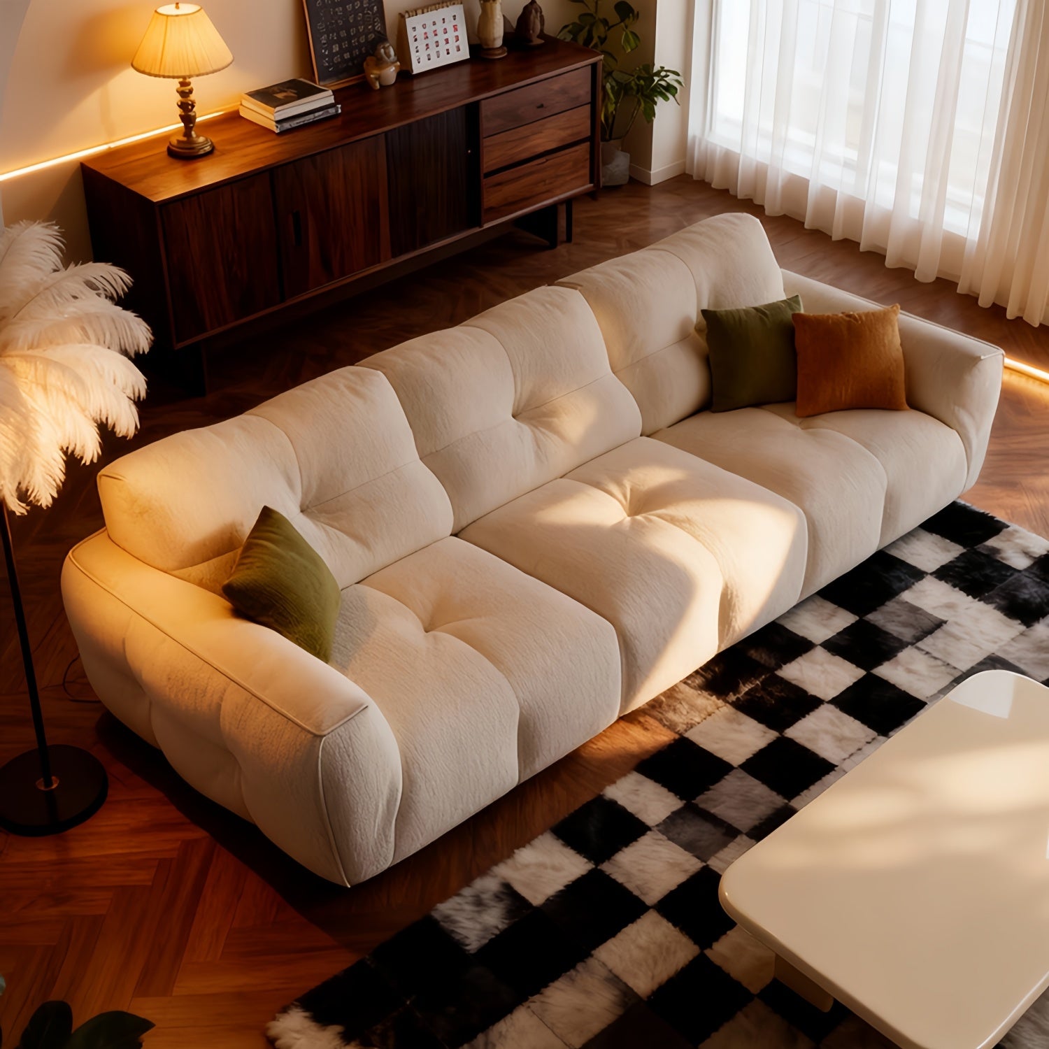 AAF Furniture Luxury Cloud Sofa Set for Living Room Dubai & UAE D4