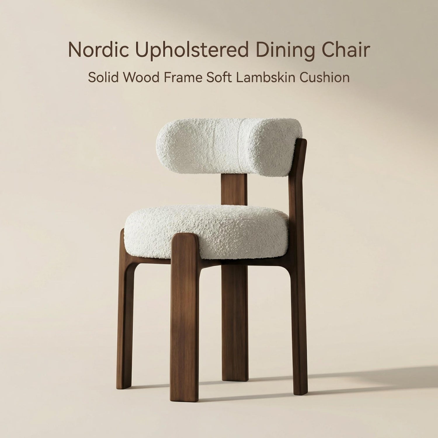 AAF Sherpa Chair Cream Versatile Living UAE