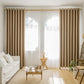 2 Panels 100% Blackout Curtains for Living Room Thermal Insulated Bedroom Darkening Drapes for Basics Room Window