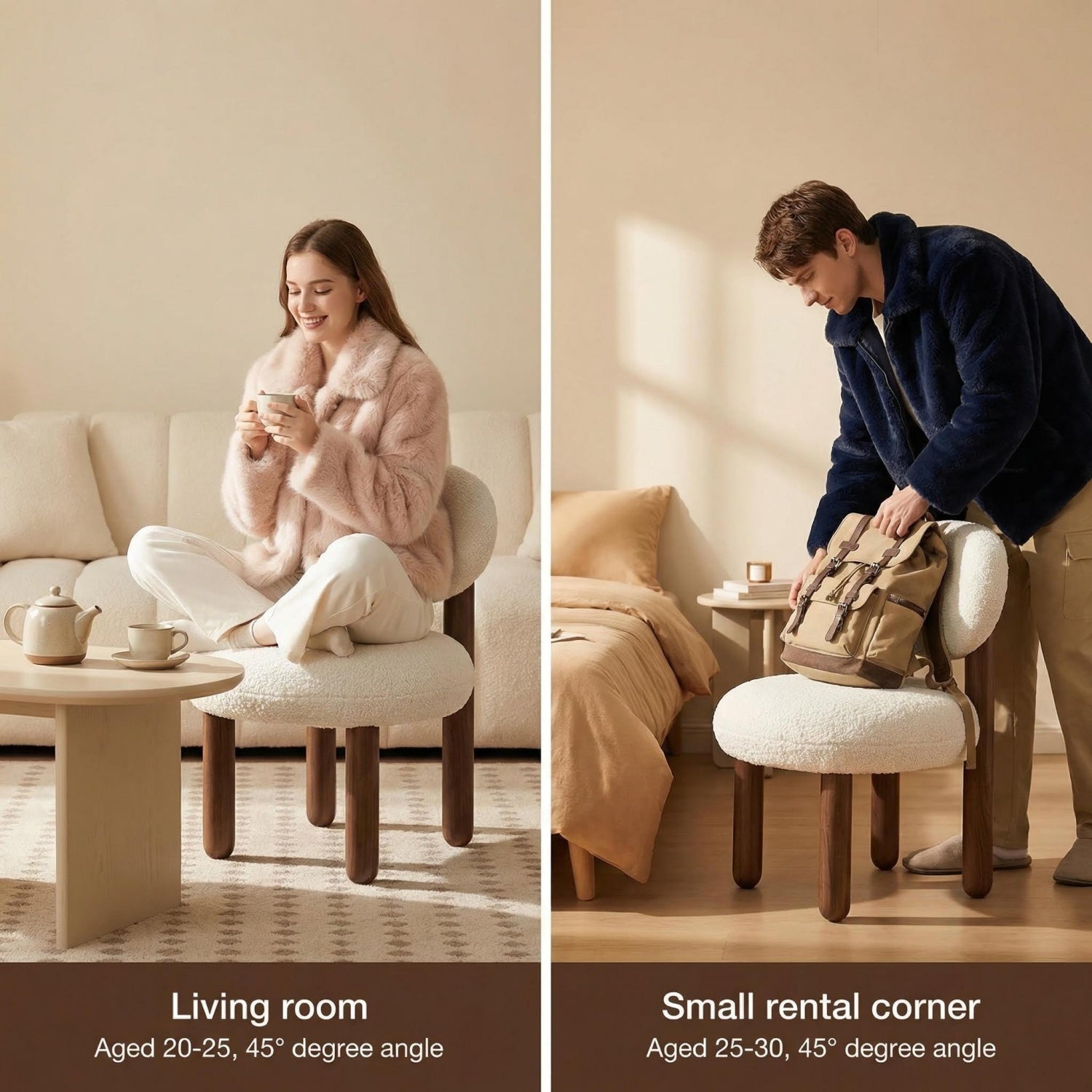 AAF Cloud Sherpa Chair Cream Healing UAE
