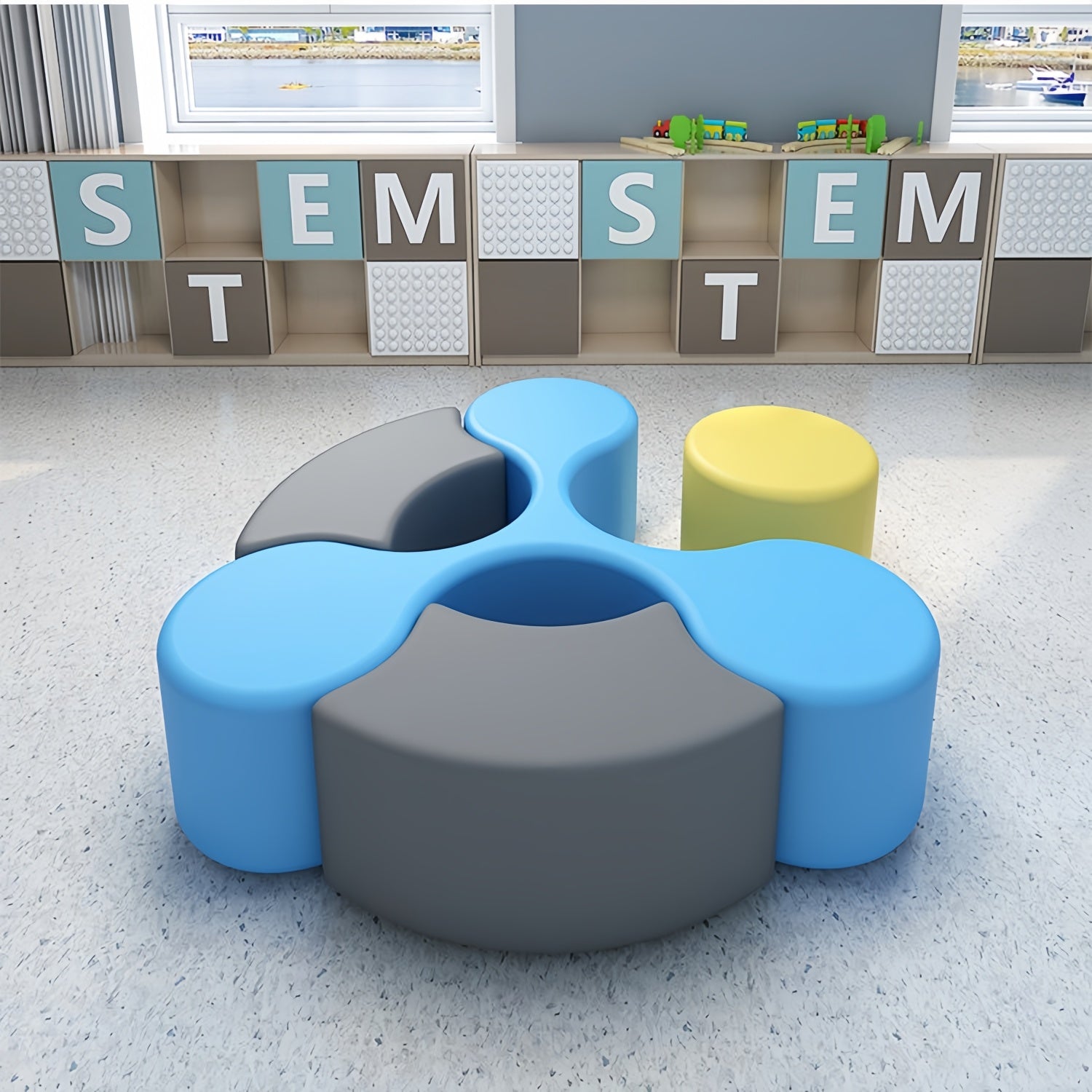AAF Modular Kids Seating System Classroom Playroom UAE