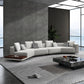 AAF Furniture Light Luxury Linen Cotton  Fabric Cloud Shaped Sofa set for Livingroom