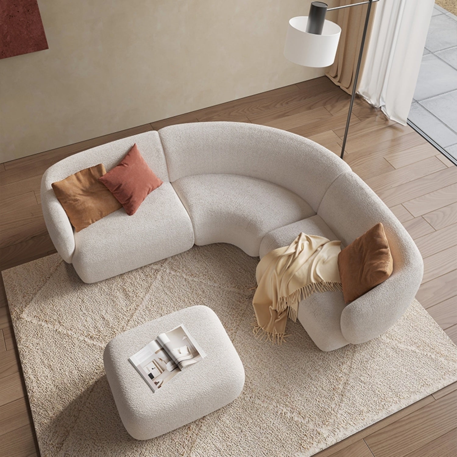 AAF Furniture Luxury Cloud Sofa Set for Living Room Dubai & UAE D3