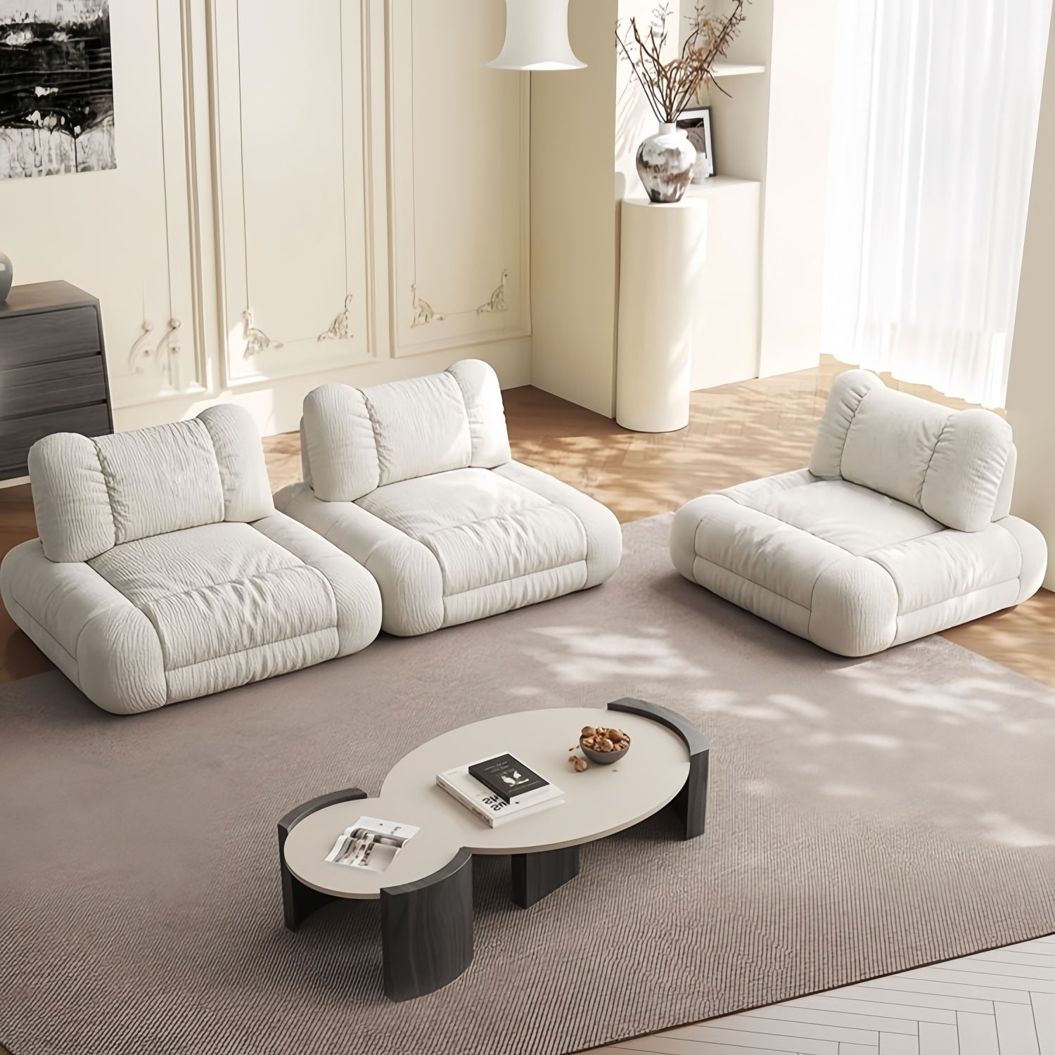 AAF Furniture Luxury Cloud Sofa Set for Living Room UAE Online D3