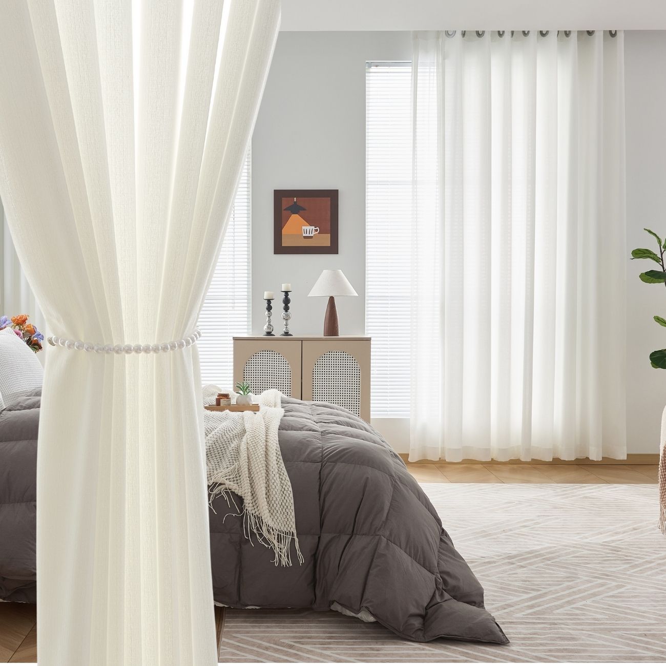 2 Panels Sheer Color Chiffon Tulle Light Window Textile Curtains Drapes for Bedroom Livingroom