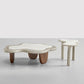 AAF FURNITURE Space-Saving Nesting Table Set for Modern Living Room