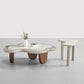 AAF FURNITURE Space-Saving Nesting Table Set for Modern Living Room