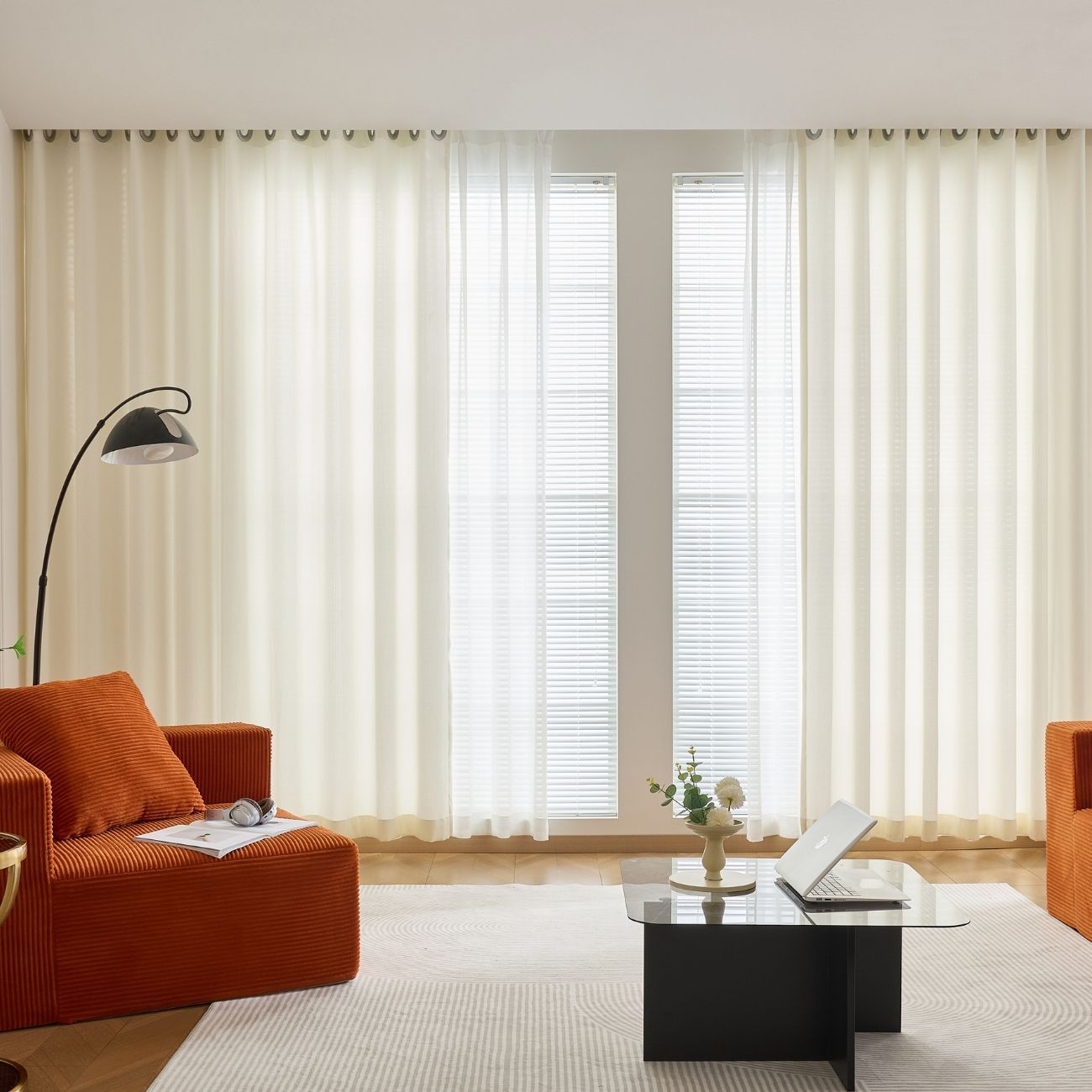 2 Panels Sheer Color Chiffon Tulle Light Window Textile Curtains Drapes for Bedroom Livingroom
