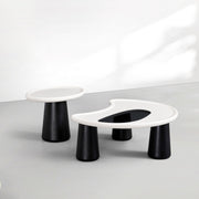AAF Furniture Coffee Table: Space-Saving Nesting Table Set for Modern Living Room in Dubai showroom