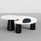 AAF FURNITURE Space-Saving Nesting Table Set for Modern Living Room