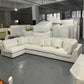 AAF Furniture Light Luxury Linen Fabric Tofu-block Shaped Sofa set for Livingroom