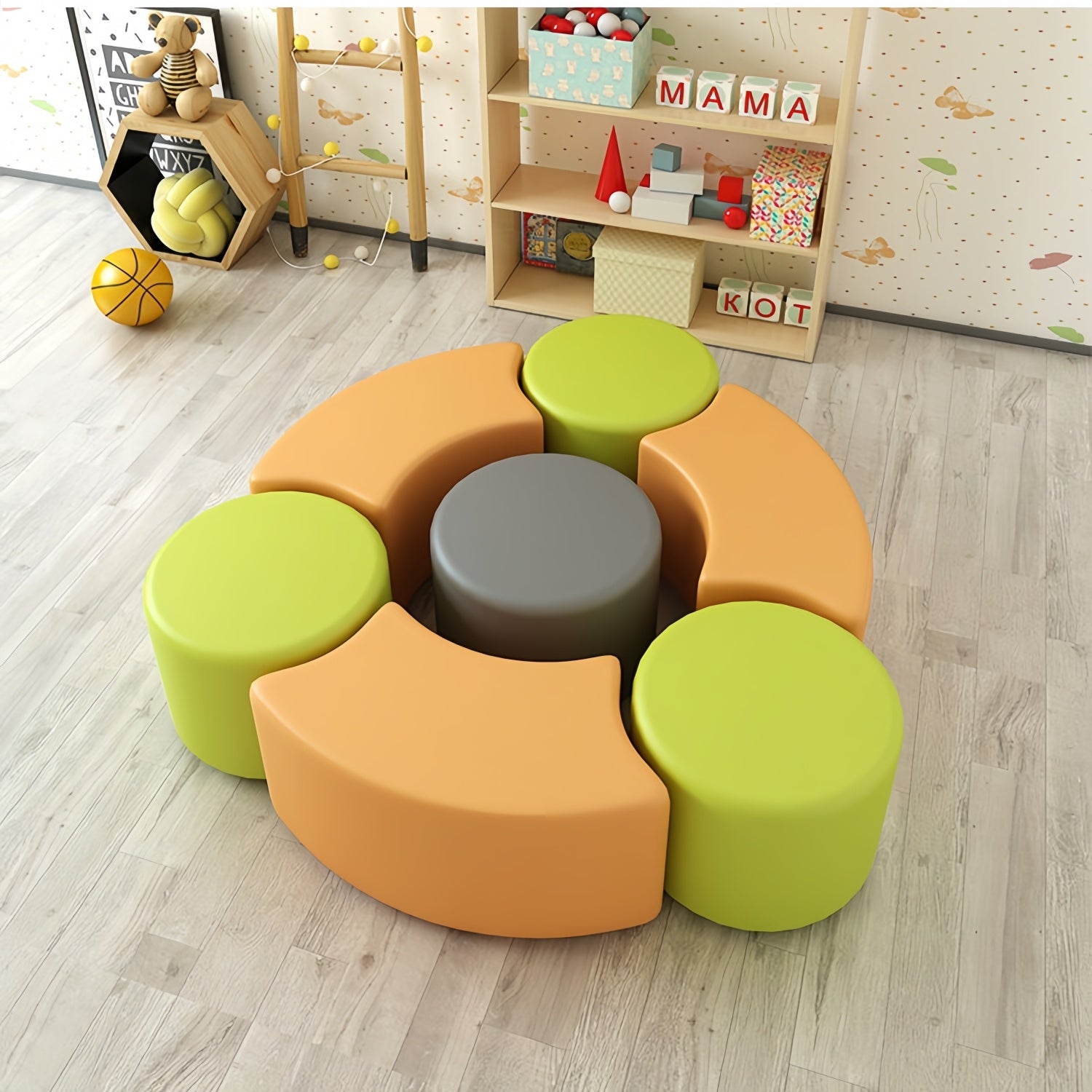 AAF Modular Kids Seating System Classroom Playroom UAE