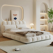 AAF Furniture Bed: Bed Frame Modern Velvet King Queen Size for bedroom Without Mattress in Dubai sho