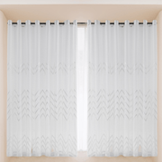 AAF Furniture Curtains: 2 Panels Sheer Color Chiffon Tulle Light Window Textile Curtains Drapes for