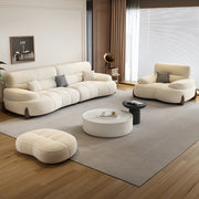 AAF Furniture Sofa: Light Luxury Fabric Cloud Shaped Sofa set for Livingroom in Dubai showroom