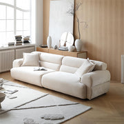 AAF Furniture Sofa: Light Luxury Fabric Cloud Shaped Sofa set for Livingroom in Dubai showroom