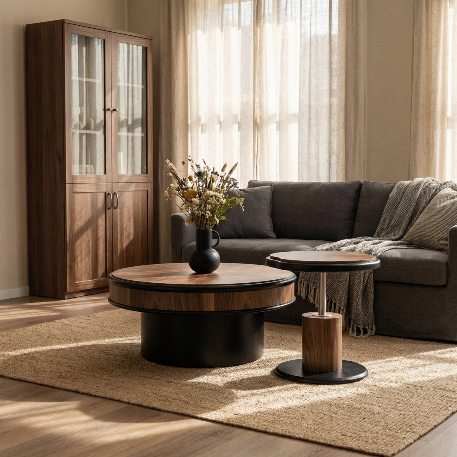 مجموعة طاولات متداخلة موفرة للمساحة من AAF FURNITURE لغرفة المعيشة الحديثة
