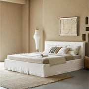 AAF Furniture Bed: Bed Frame Modern King Queen Size for bedroom Without Mattress in Dubai showroom