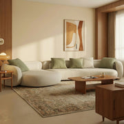 Arc Sofa Set Beige 2-5 Seater L-Shape Corner Sofa Dubai UAE