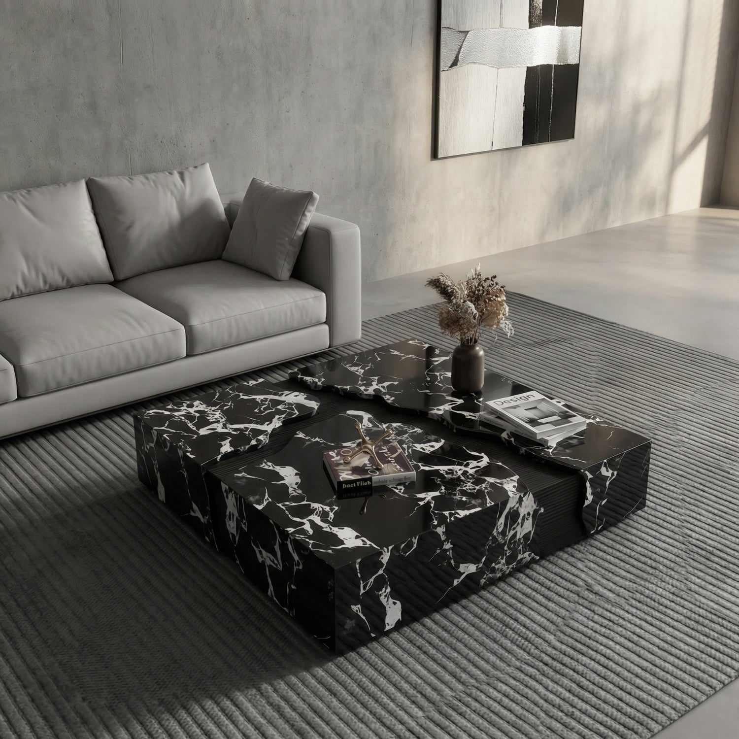 مجموعة طاولات متداخلة موفرة للمساحة من AAF FURNITURE لغرفة المعيشة الحديثة