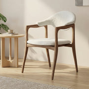 AAF Draped Sherpa Chair Cream Sculptural UAE