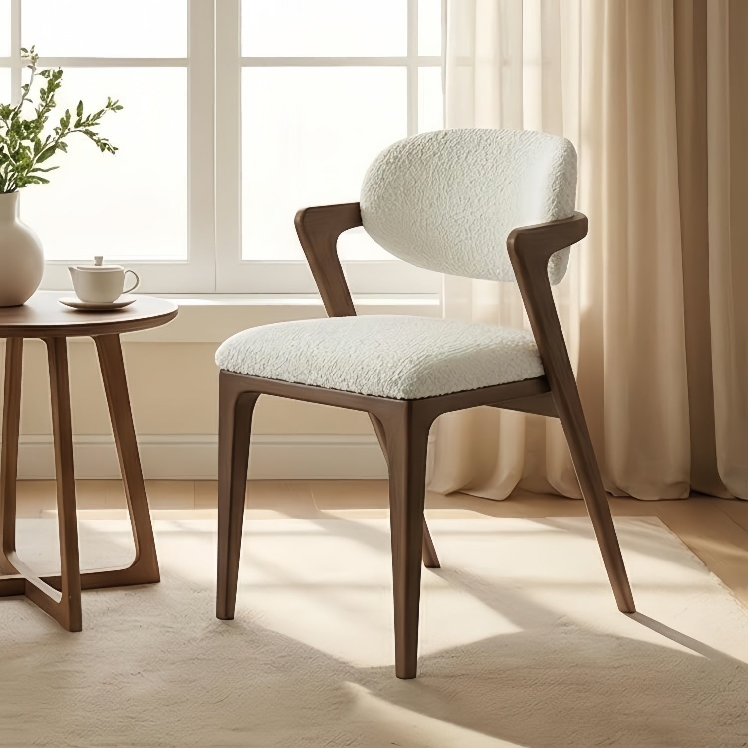 AAF Sherpa Chair Cream Sunlit Living UAE