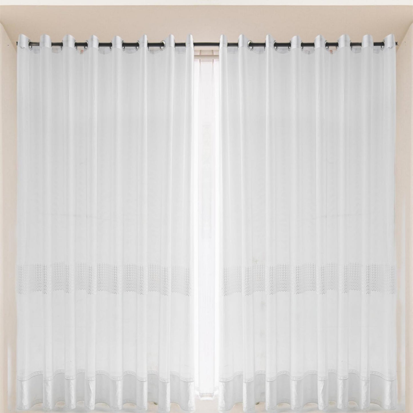 2 Panels Sheer Color Chiffon Tulle Light Window Textile Curtains Drapes for Bedroom Livingroom