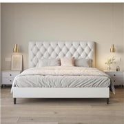AAF Furniture Bed: Bed Frame Modern King Queen Size for bedroom Without Mattress in Dubai showroom