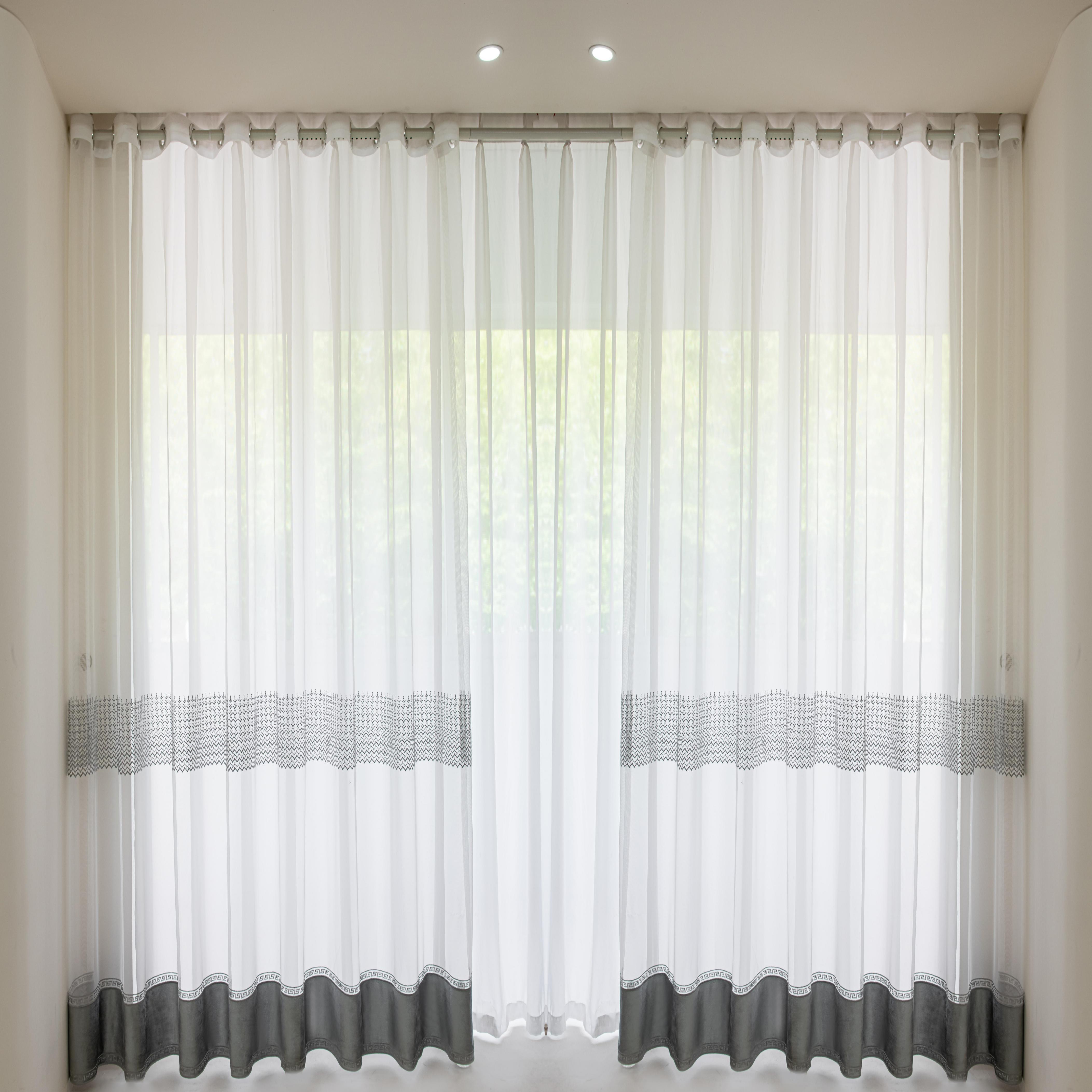 2 Panels Sheer Color Chiffon Tulle Light Window Textile Curtains Drapes for Bedroom Livingroom