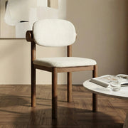 AAF Wood Sherpa Chair Cream Lifestyle UAE