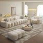 AAF FURNITURE Light Luxury Fabric Cloud Shaped Sofa set for Livingroom