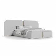 AAF Furniture Bed: Bed Frame Modern Velvet King Queen Size for bedroom Without Mattress in Dubai sho