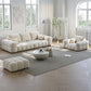 AAF Furniture Light Luxury Fabric Cloud Shaped Sofa set for Livingroom