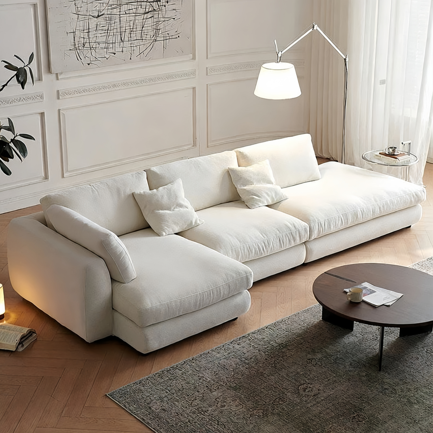 AAF Furniture Luxury Cloud Sofa Set for Living Room Dubai UAE
