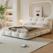 AAF Furniture Bed: Bed Frame Modern Velvet King Queen Size for bedroom Without Mattress in Dubai sho