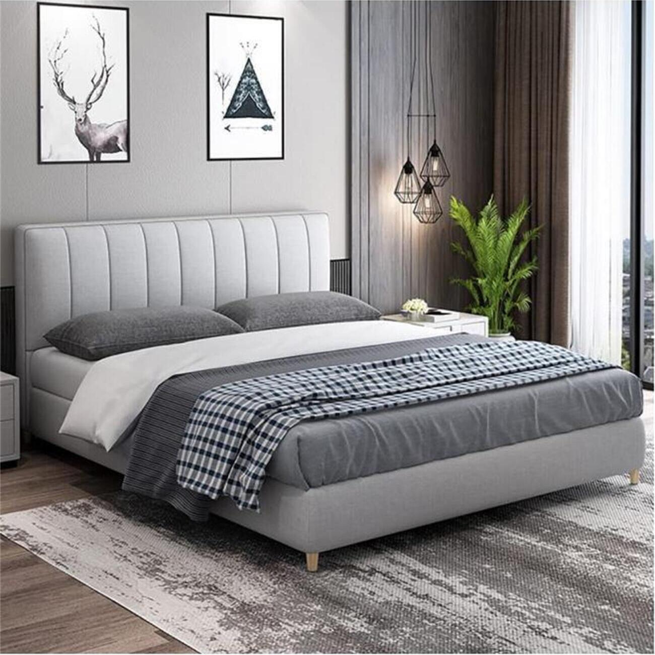 AAF Furniture Bed Frame Modern King Queen Size for bedroom Without Mattress