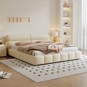 AAF Furniture Bed: Bed Frame Modern Velvet King Queen Size for bedroom Without Mattress in Dubai sho